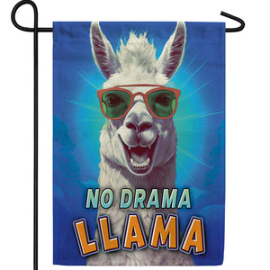 No Drama Llama Double Sided Garden Flag