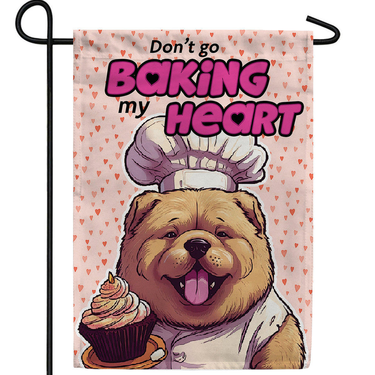 Baker Bear Double Sided Garden Flag