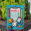 Classic Bunco Scorecard and Dice Double Sided Garden Flag