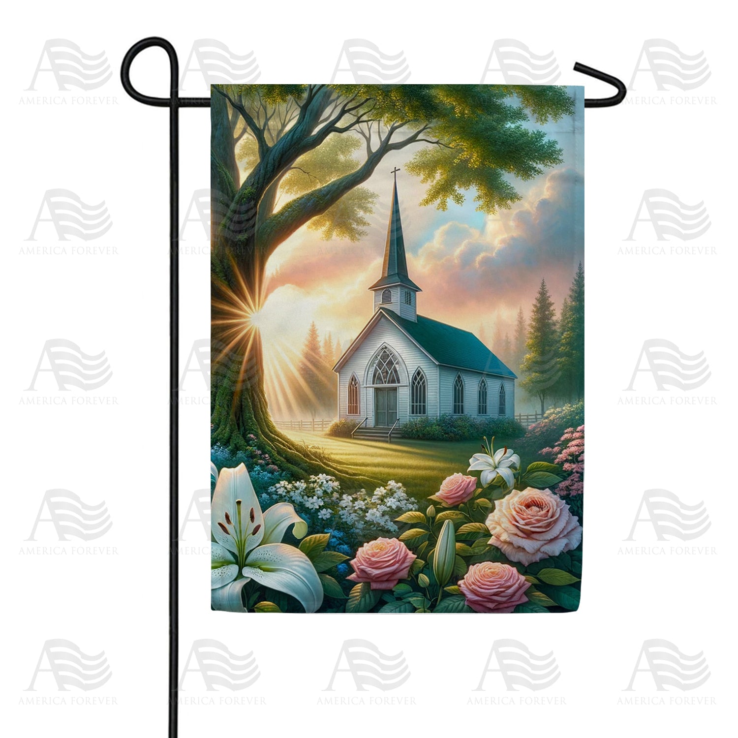 Serene Sanctuary Double Sided Garden Flag