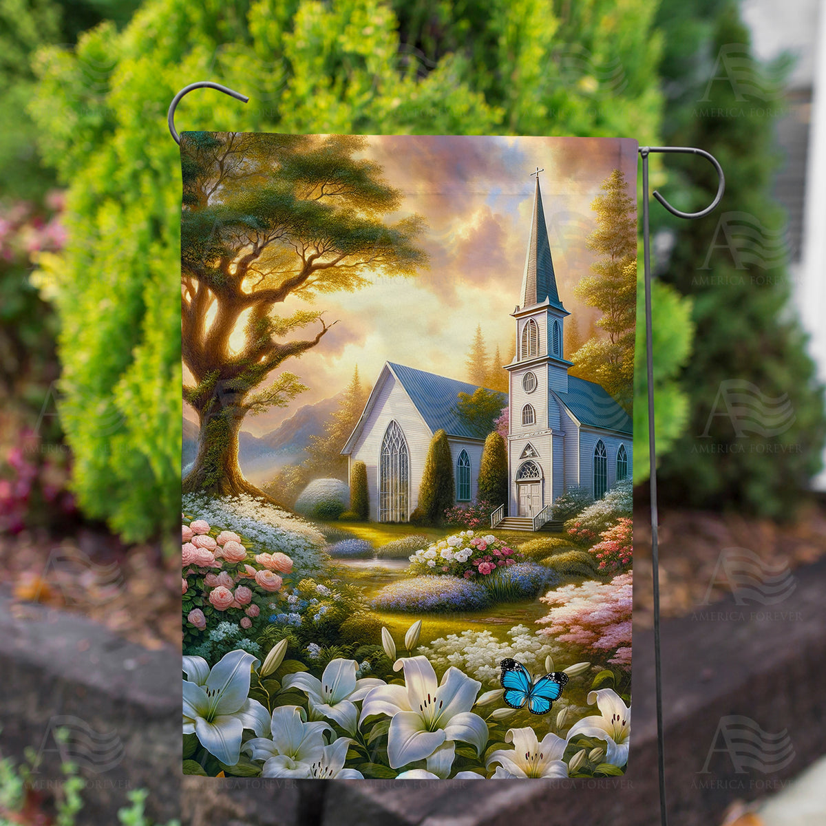 Twilight Grace Double Sided Garden Flag