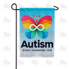 Autism Butterfly Double Sided Garden Flag