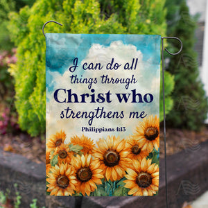 Christ Strengthens Double Sided Garden Flag