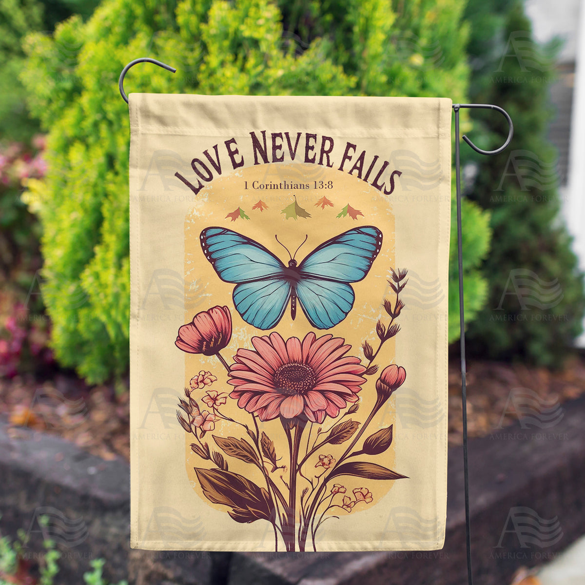 Timeless Love Double Sided Garden Flag