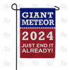 Giant Meteor 2024 Double Sided Garden Flag