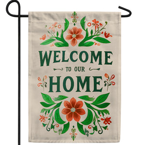 America Forever Welcome to Our Home Double Sided Garden Flag