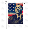 Martin Luther King Jr Patriotic Double Sided Garden Flag