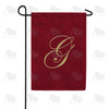 Ornate Script Monogram Double Sided Garden Flag