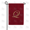 Ornate Script Monogram Double Sided Garden Flag
