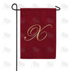 Ornate Script Monogram Double Sided Garden Flag