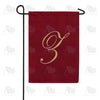 Ornate Script Monogram Double Sided Garden Flag