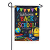Welcome Back to School Garden Flag
