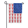Patriotic American Lobster Stars and Stripes Garden Flag