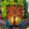 Autumn Tree Blaze Double Sided Garden Flag