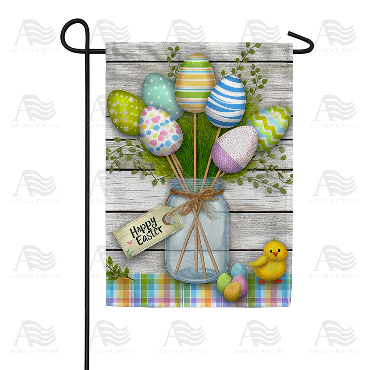 Easter Egg Bouquet Double Sided Garden Flag