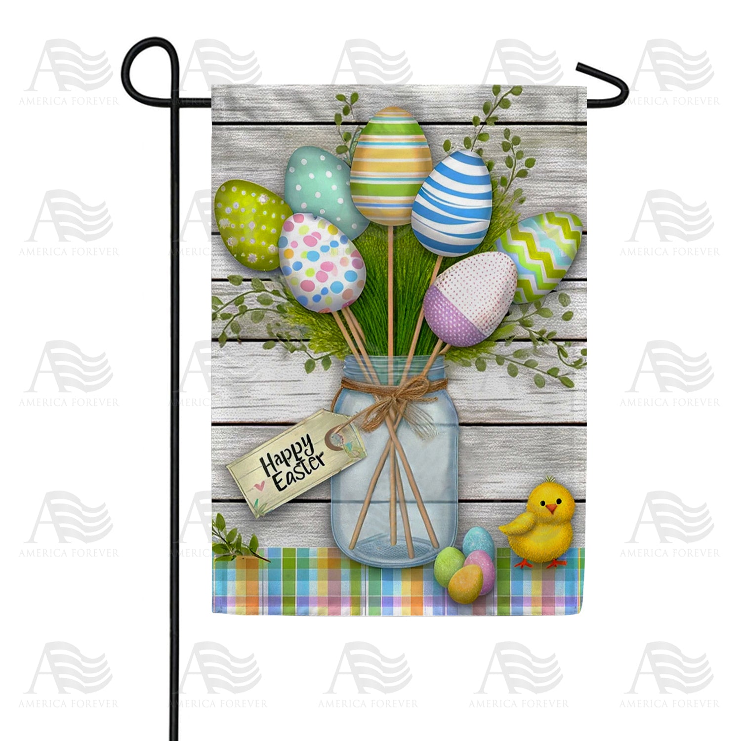Easter Egg Bouquet Double Sided Garden Flag