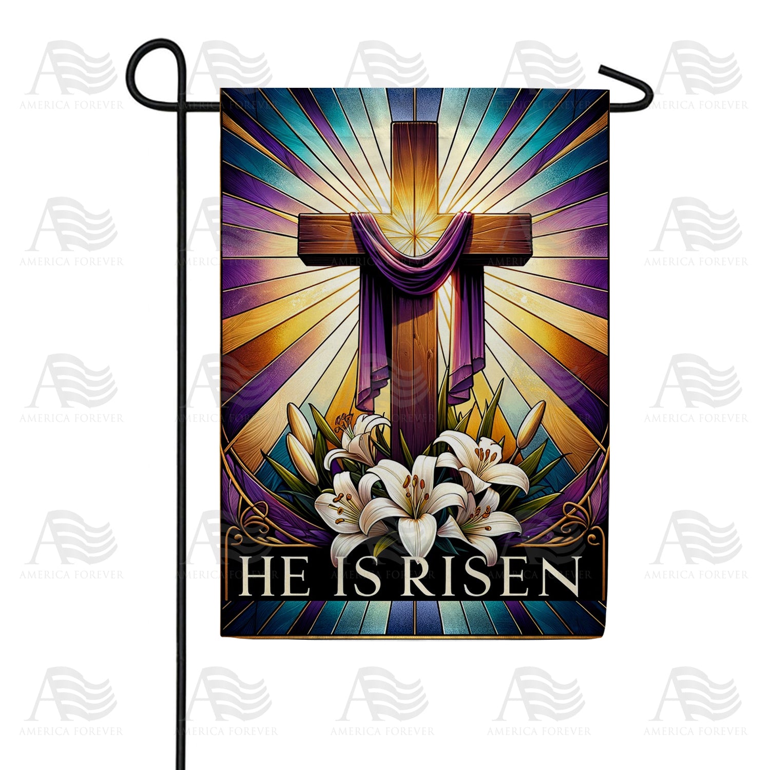 Resurrection Radiance Double Sided Garden Flag