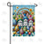 Easter Bunnies Basket Double Sided Garden Flag