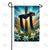 Peaceful Easter Cross Double Sided Garden Flag