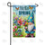 Cheerful Springtime Gnome Double Sided Garden Flag