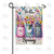 Mason Jar Floral Greeting Double Sided Garden Flag