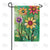 Folk Art Flower Garden Double Sided Garden Flag