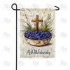 Ash Wednesday Cross Bowl Double Sided Garden Flag