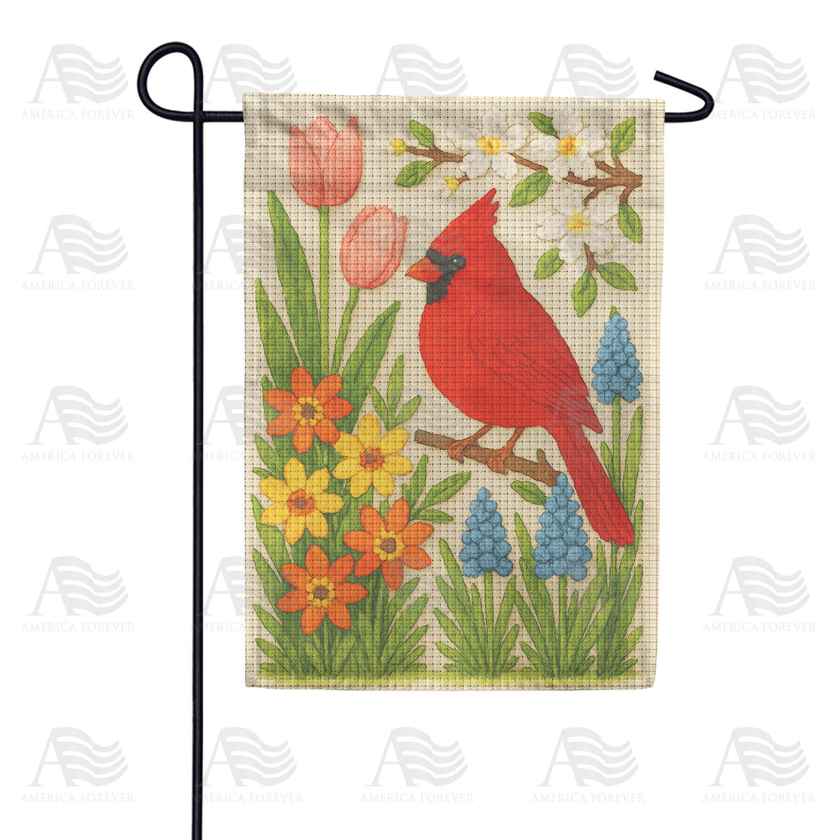 Kitten Kisses Orange Calico Kittens Double Sided Garden Flag