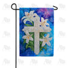 Easter Lily Cross Garden Flag