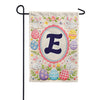 Easter Bunny Monogram Double Sided Garden Flag 12.5" x 18"