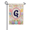 Easter Bunny Monogram Double Sided Garden Flag 12.5" x 18"