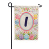 Easter Bunny Monogram Double Sided Garden Flag 12.5" x 18"