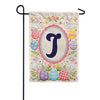 Easter Bunny Monogram Double Sided Garden Flag 12.5" x 18"