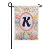 Easter Bunny Monogram Double Sided Garden Flag 12.5" x 18"