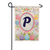 Easter Bunny Monogram Double Sided Garden Flag 12.5" x 18"