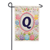 Easter Bunny Monogram Double Sided Garden Flag 12.5" x 18"