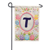 Easter Bunny Monogram Double Sided Garden Flag 12.5" x 18"