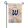 Easter Bunny Monogram Double Sided Garden Flag 12.5" x 18"