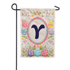 Easter Bunny Monogram Double Sided Garden Flag 12.5" x 18"