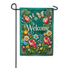 Welcome Spring Floral Butterflies Garden Flag