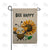 Bee Happy Winking Bee Double Sided Burlap Garden Flag