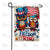 Patriotic Owls Duo Double Sided Garden Flag