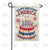 Patriotic Birthday Cake Double Sided Garden Flag