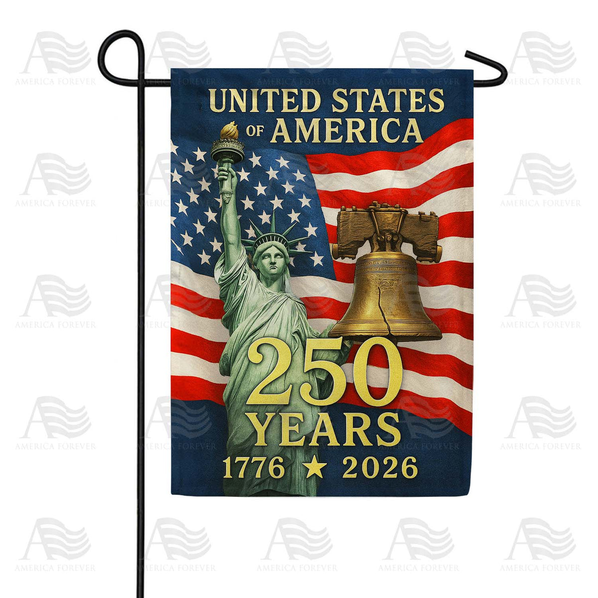 United States 250 Years Double Sided Garden Flag