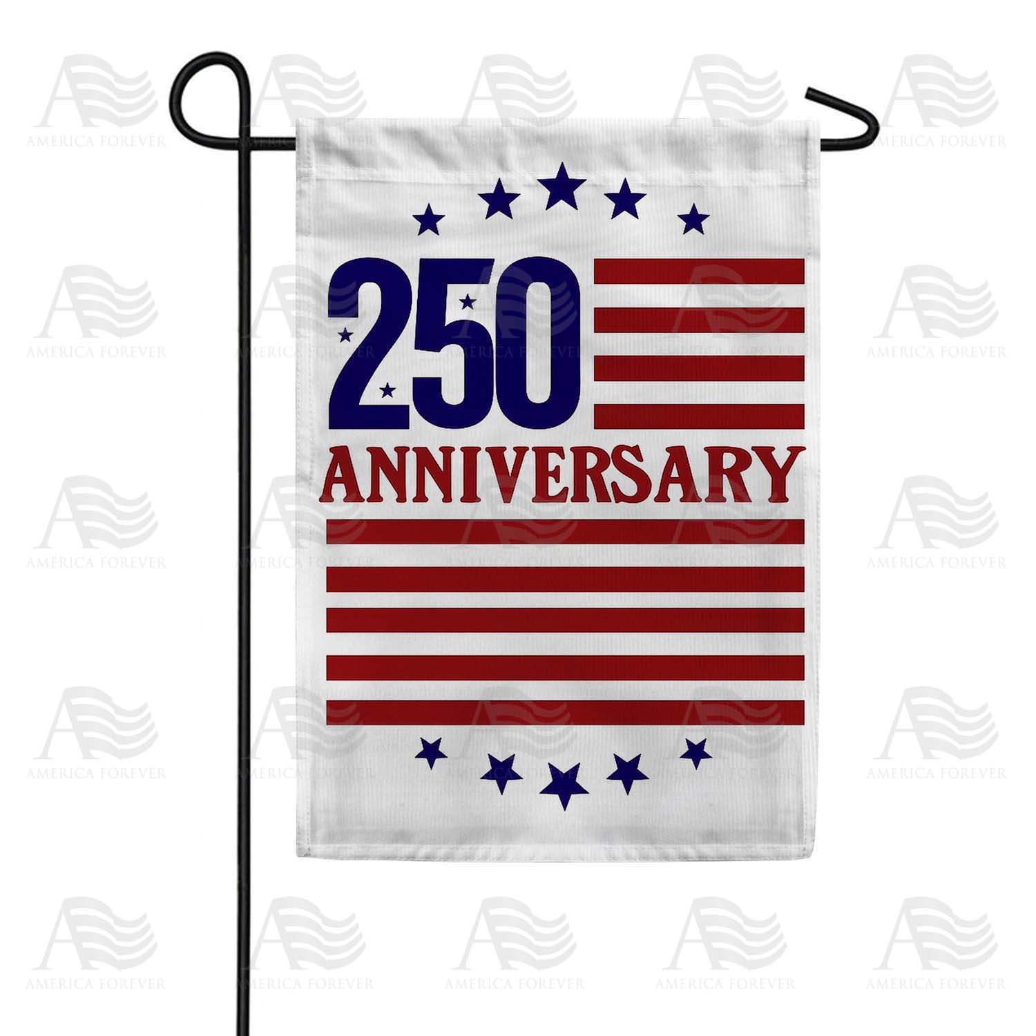 America 250th Anniversary Double Sided Garden Flag