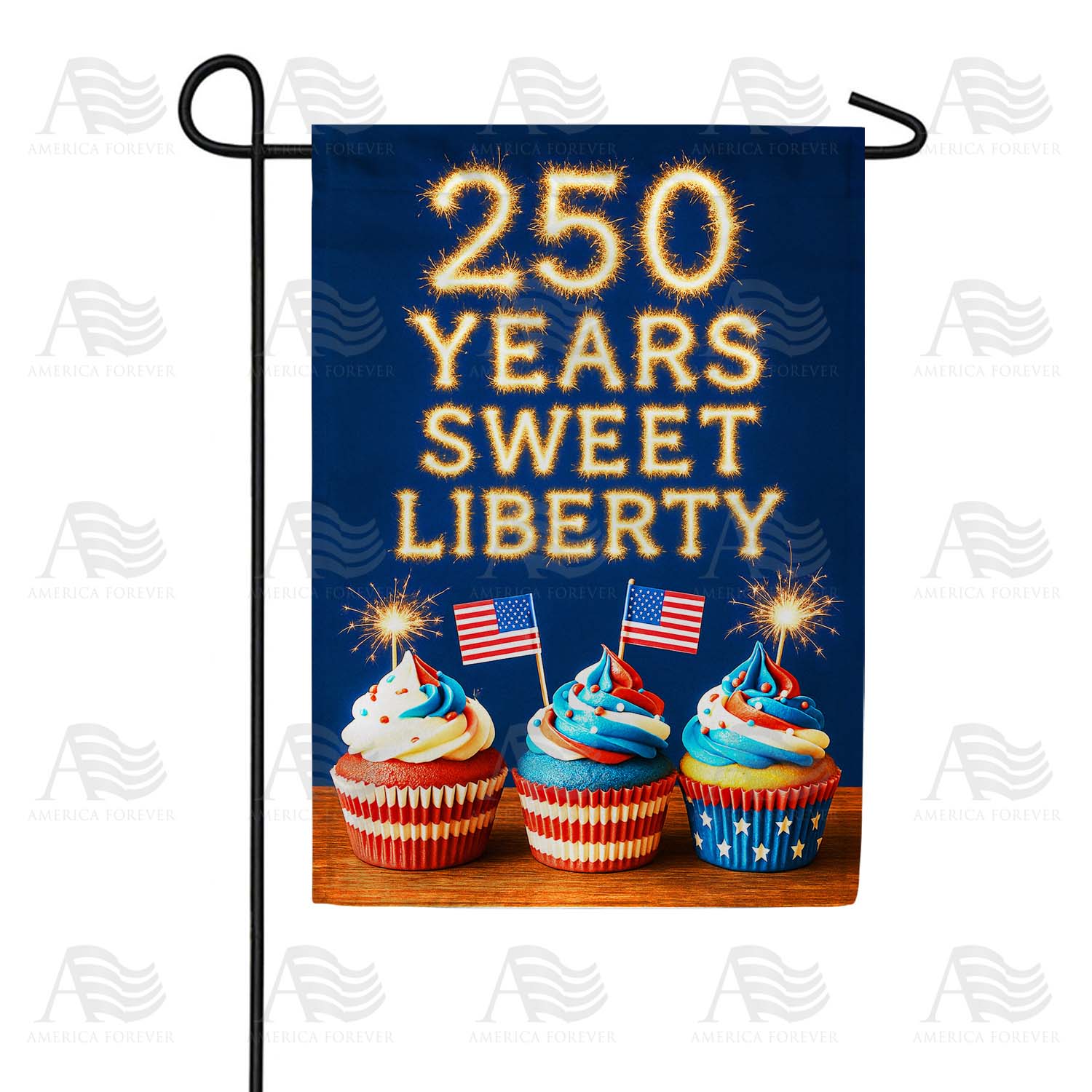 250 Years Sweet Liberty Double Sided Garden Flag