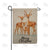 Merry Christmas Deer Family Double Sided Burlap Garden Flag