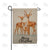 Merry Christmas Deer Family Double Sided Burlap Garden Flag