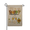 America Forever Happy New Year Sunflower Champagne Celebration Burlap Garden Flag