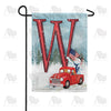 Happy Holidays America Monogram Double Sided Garden Flag